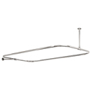 25" x 45" - Rectangular Shower Rod - End/ Ceiling Mount