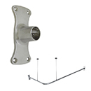 Rectangular Bracket - Corner Shower Rod - 72" x 72"