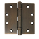 4.5" Full Mortise Butt Hinges - Pack of 3 - Dark Bronze