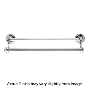 ED7-A - Beaded - 18" Double Towel Bar