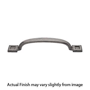 Britannia - 5" Square Inset Cabinet Pull - Cast Iron