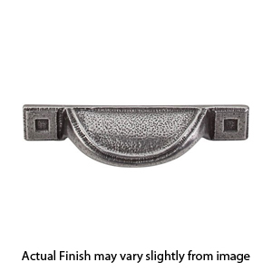 Britannia - 2.5" Square Inset Cup Pull - Cast Iron