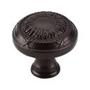 M961 ORB - Edwardian Ribbon & Reed - 1 1/8" Cabinet Knob - Oil Rubbed Bronze