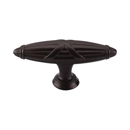 M931 ORB - Edwardian Ribbon & Reed - 2.75" T-Handle - Oil Rubbed Bronze