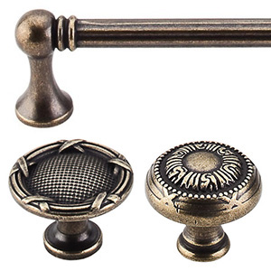 Edwardian Ribbon & Reed - German Bronze - ShowerRods.com