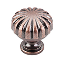 M323 AC - Somerset - 1.25" Melon Knob - Antique Copper