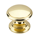 M349 PB - Somerset - 1.25" Ray Knob - Polished Brass