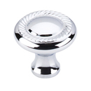 M325 PC - Somerset - 1.25" Swirl Cut Knob - Polished Chrome