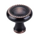 M1586 TB - Somerset - 1.25" Swirl Cut Knob - Tuscan Bronze