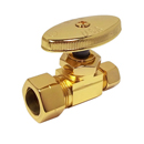 4T-28938-8 - Compression Straight Stop - Polished Gold