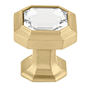 TK390 - Emerald - 1 1/8" Crystal Knob