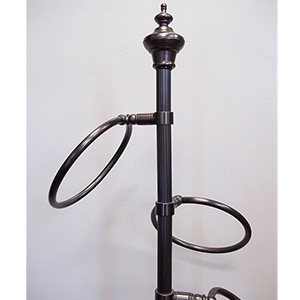 Four Ring Towel Stand - Oil Rubbed Bronze