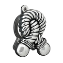 Equestre - Rope Door Knocker - Antique Silver