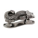 Pollino - Koi Door Knocker - Antique Silver