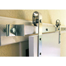 6' Square End Rolling Hardware - Stainless Steel