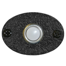 RLJBP - Bean Door Bell Button - Rough Iron