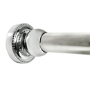 Polished Nickel Shower Rod - Deluxe Dotted