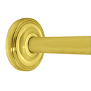 Polished Brass Shower Rod - Regal