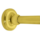 Polished Brass Shower Rod - Deluxe Regal