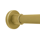 Deluxe Contemporary - Satin Brass - Shower Rod