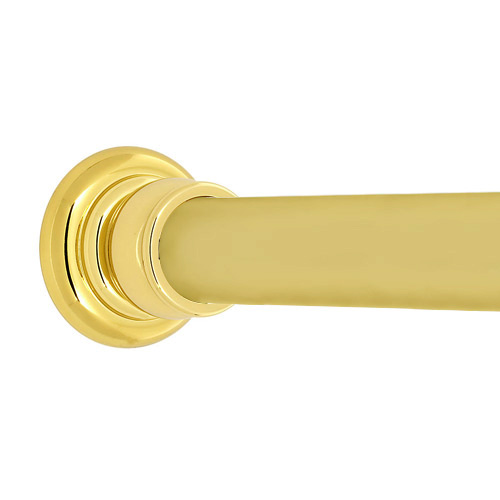 48 Shower Rod - Charlie's - Polished Brass