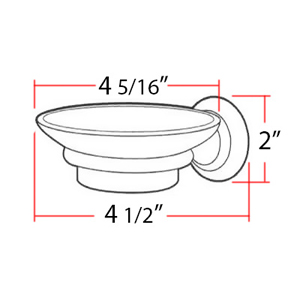 A6730 - Charlie's - Soap Dish