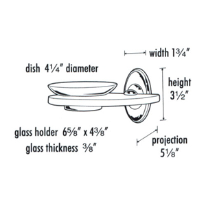 A8030 - Classic Traditional - Soap Dish & Holder