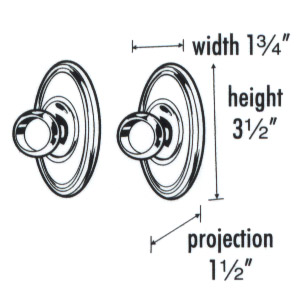 Classic Traditional - Shower Rod Flanges