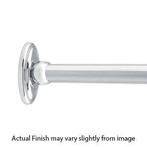48" x 60" - Corner Shower Rod -Traditional Oval Flange