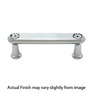 C214-3 - Swarovski Crystal III - 3" Cabinet Pull
