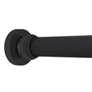 Oil Rubbed Bronze Shower Rod - Contemporary Round