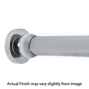 72" Shower Rod - Contemporary Round - Polished Chrome