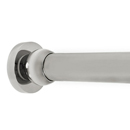 Polished Nickel Shower Rod - Contemporary Round