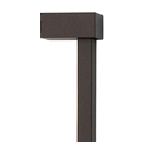 G718 - Contemporary Square - Back-to-Back Shower Door Pull