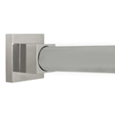  Polished Nickel Shower Rod - Contemporary Square