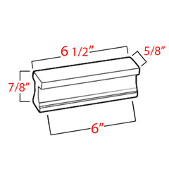 A965-6 - Linear - 6" Cabinet Pull