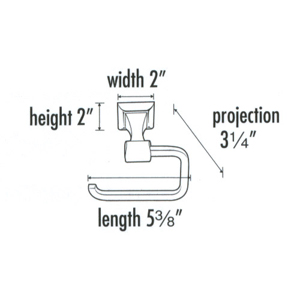 A7466 - Manhattan - Euro Tissue Holder