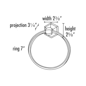 A7740 - Nicole - Towel Ring