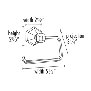 A7766 - Nicole - Euro Tissue Holder