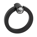 Ring Pull - Contemporary Round Crystal