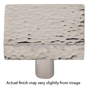 MK3685-032 - 1-1/4" Hammered Square Cabinet Knob