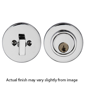 DB4110 - Contemporary Round Single Cylinder Deadbolt
