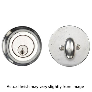 4190 - Traditional Round Single Cylinder Deadbolt