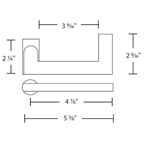 451 - Apollo Return Door Lever