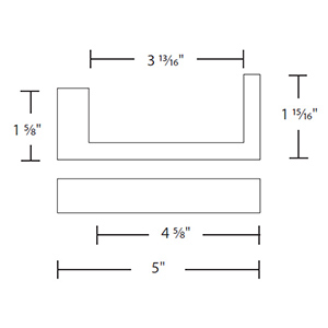 311 - Meridian Return Door Lever