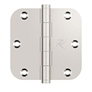 3.5" x 3.5" - 5/8" Radius Corner Plain Bearing Hinge