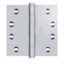 4.5" x 4.5" Door Hinges Square Corner Plain Bearing Hinge