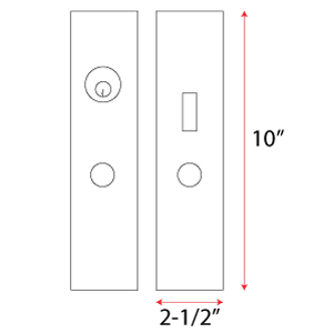 Urban Mortise Double Entry Knob Handleset