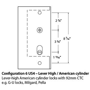 UBUS4 - Urban Multipoint Handleset Configuration 6 - Left-Handed