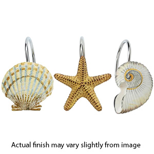 Antigua Decorative Shower Curtain Hooks